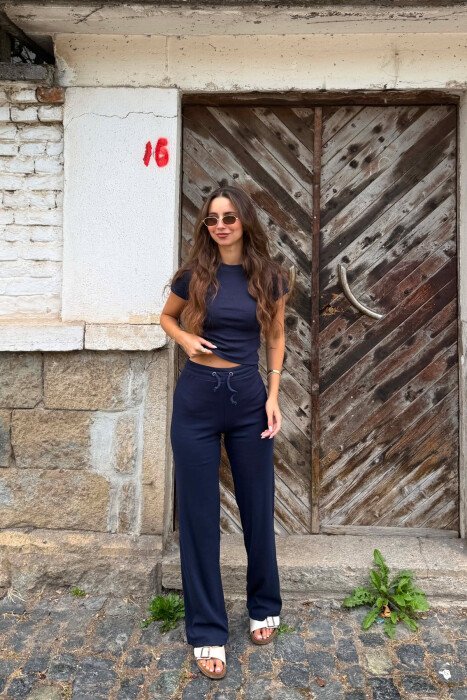 SET T-SHIRT+TUTA PER FEMRA NE NGJYRE BLU TE ERRET - 6