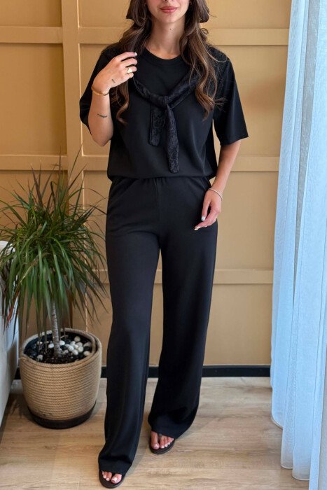 SET T-SHIRT+TUTA PER FEMRA NE NGJYRE TE ZEZE - 4