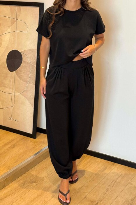 SET T-SHIRT+TUTA PER FEMRA NE NGJYRE TE ZEZE - 4