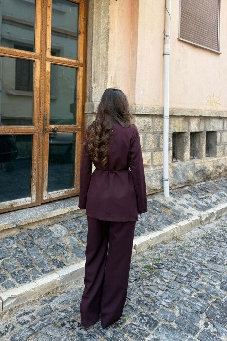 SET XHAKETE KLASIKE ME DETAJIN E LIDHESES + PANTALLONA PER FEMRA NE NGJYRE LEJLA - 5