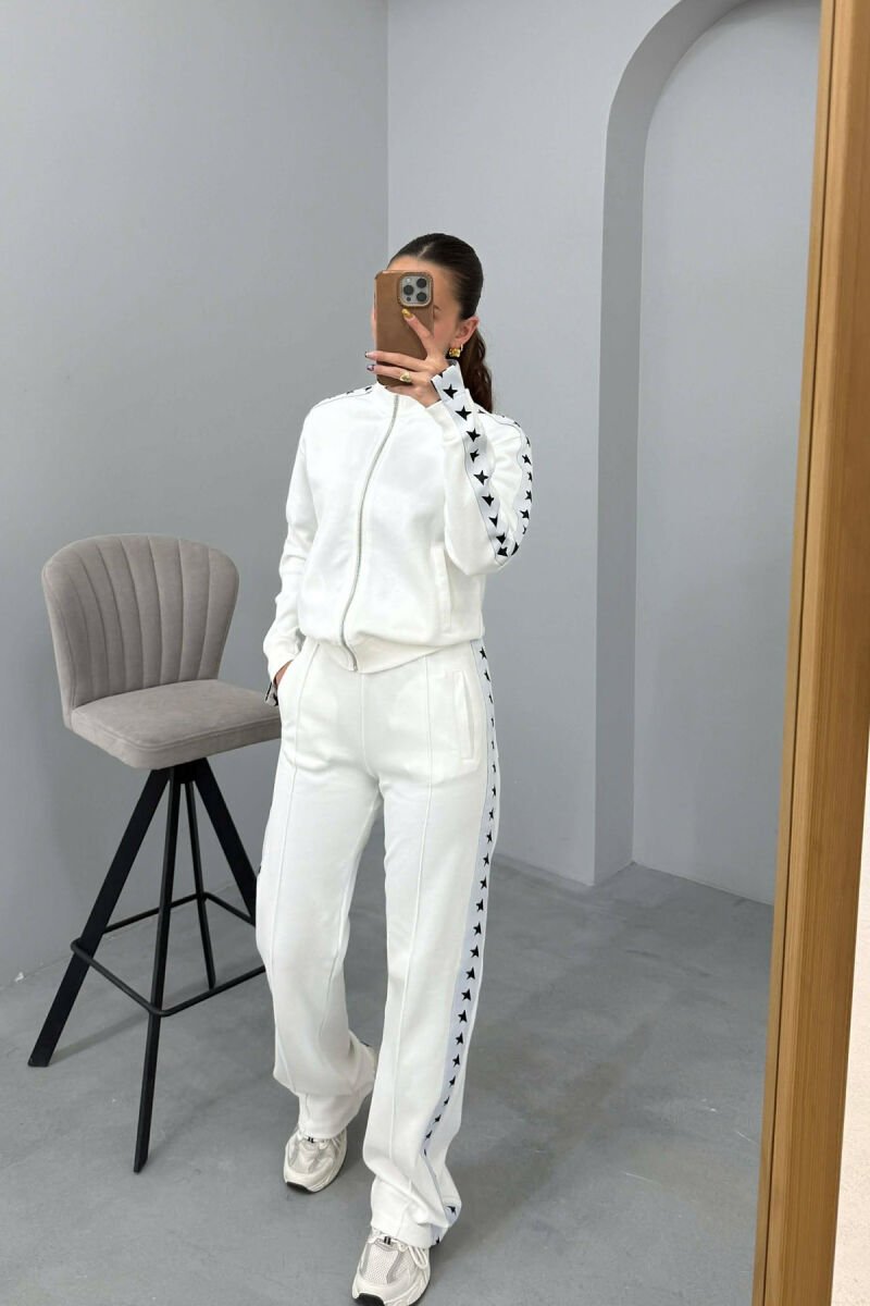 SET XHAKETE ME ZINXHIR + TUTA PER FEMRA NE NGJYRE TE BARDHE - 1