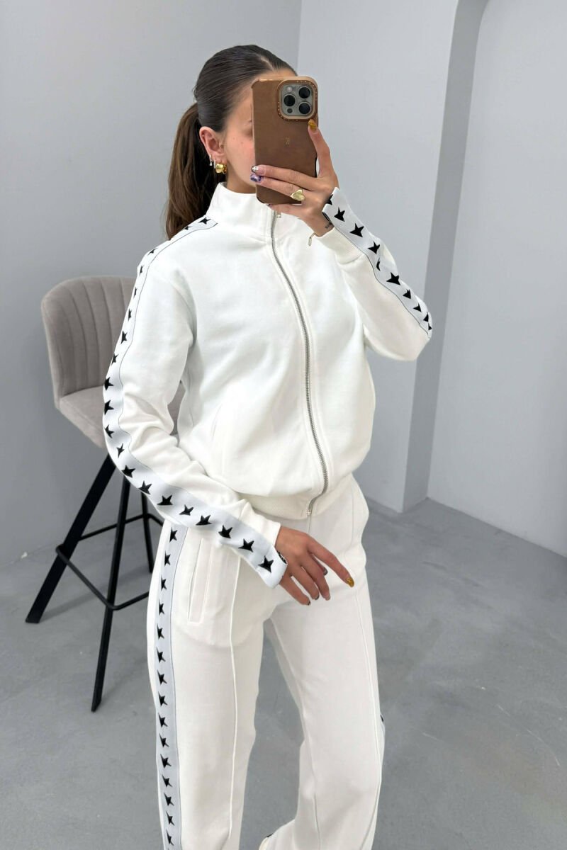 SET XHAKETE ME ZINXHIR + TUTA PER FEMRA NE NGJYRE TE BARDHE - 2