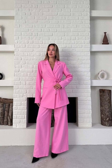 SET XHAKETE+PANTALLONA PER FEMRA NE NGJYRE ROZE - 3