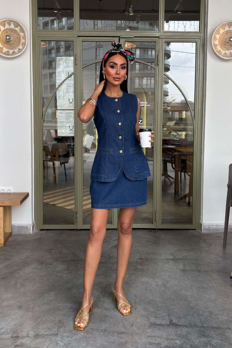 SET XHINS PËR FEMRA NË NGJYRËN BLU - 1