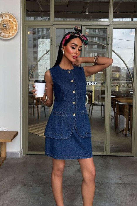 SET XHINS PËR FEMRA NË NGJYRËN BLU - 3