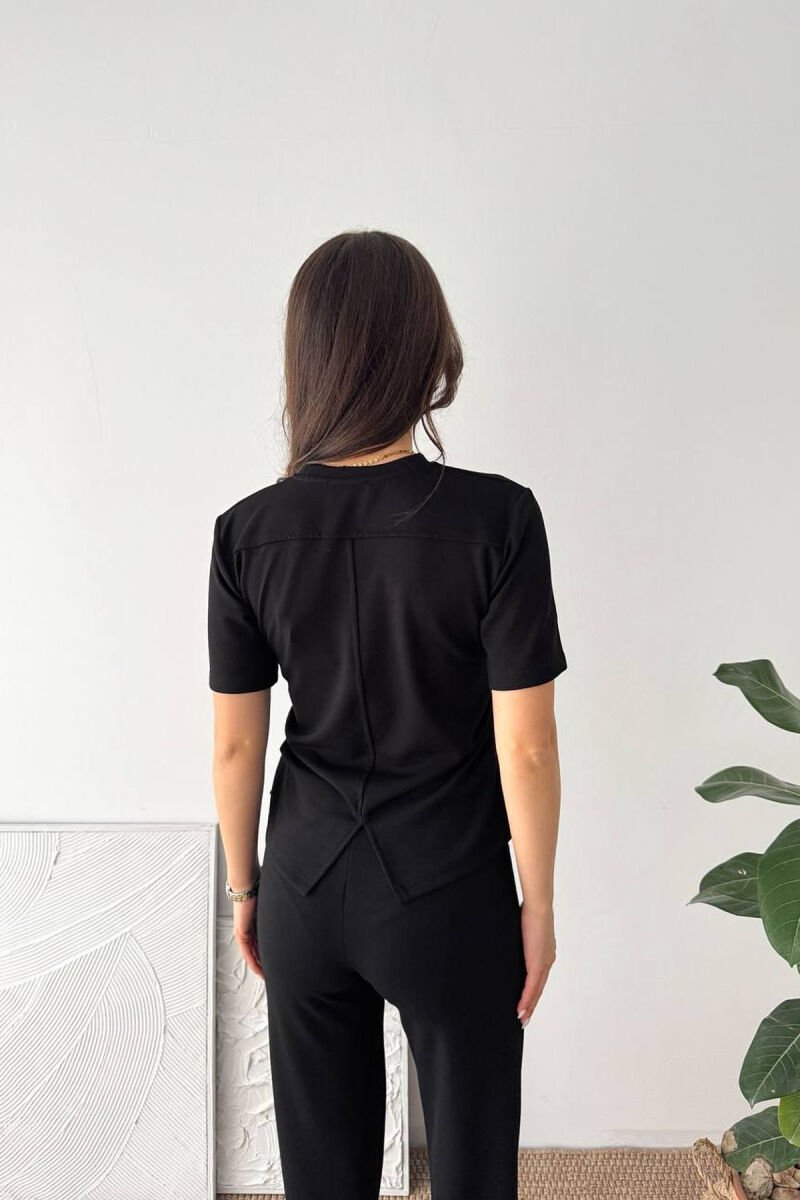 SET T-SHIRT+ TUTA PER FEMRA NE NGJYRE TE ZEZE - 2