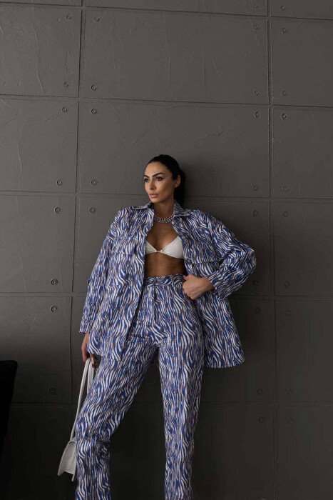 SHIRT+ TROUSERS DIFFERENT DESIGN WOMAN SET MULTIPLE/SHNGJ - 2