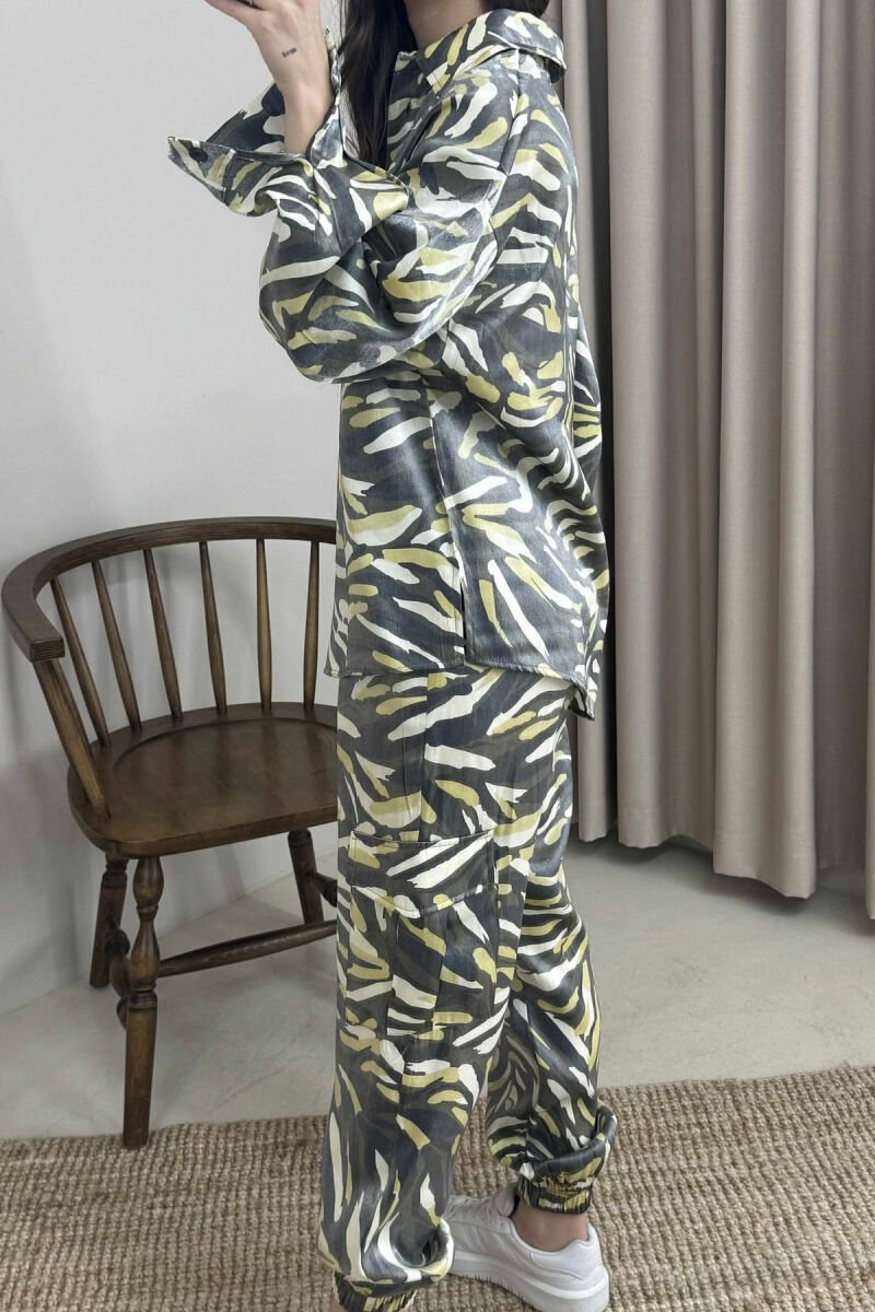 SHIRT+TROUSERS DIFFERENT DESIGN WOMEN SET GREY/GRI - 3