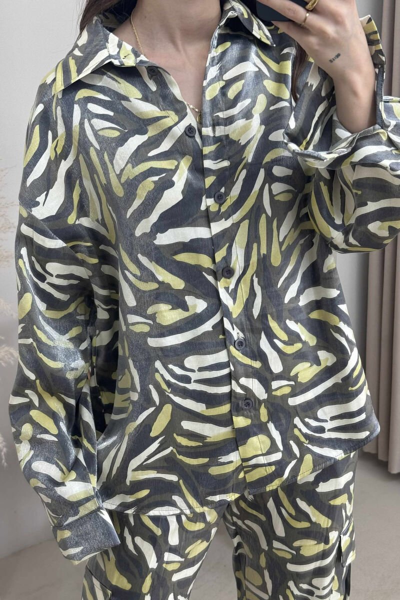 SHIRT+TROUSERS DIFFERENT DESIGN WOMEN SET GREY/GRI - 6