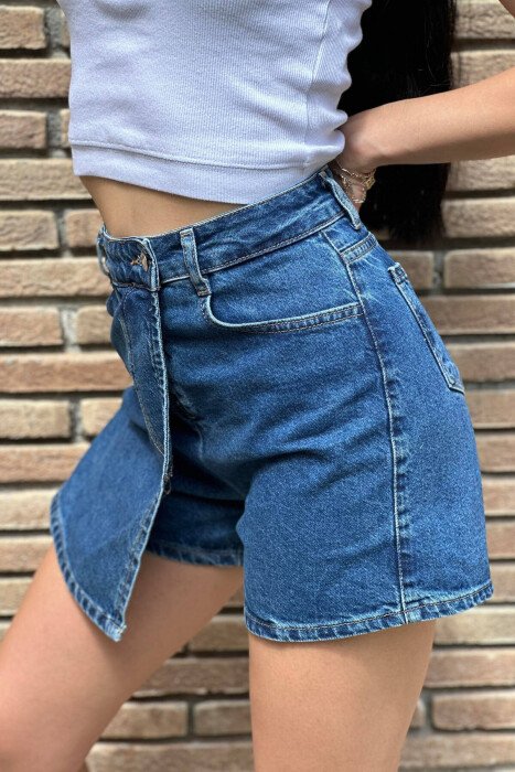 SHORT WOMAN JEANS BLUE/BLU - 2