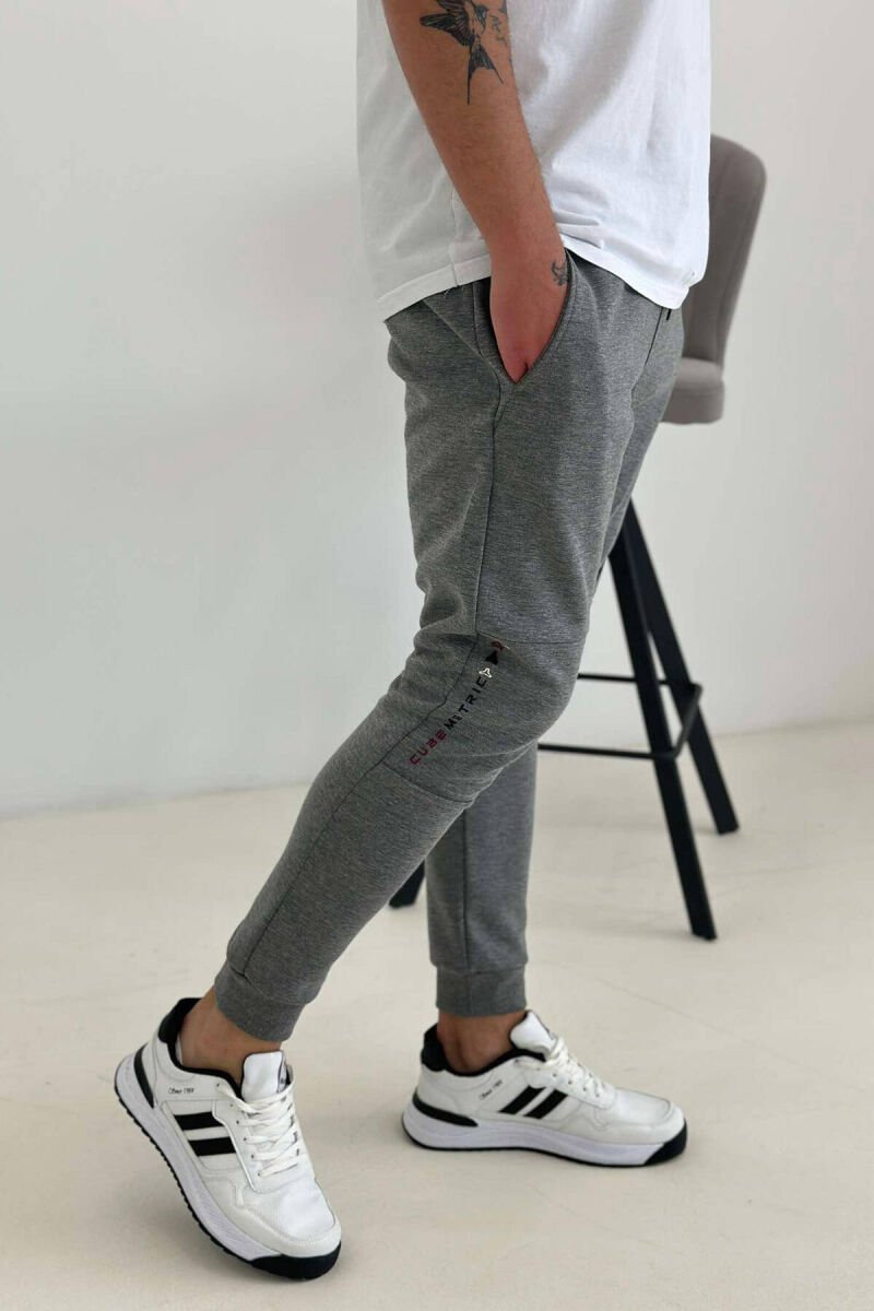 SIDE POCKET MEN SWEATPANTS GREY/GRI - 5