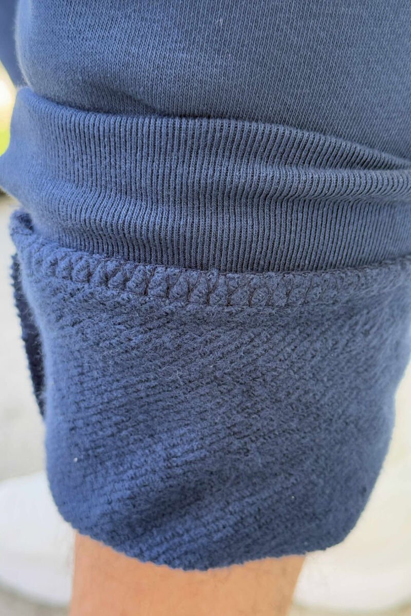 SIDE WRITTINGS SIMPLE MEN SWEATPANTS BLUE/BLU - 4