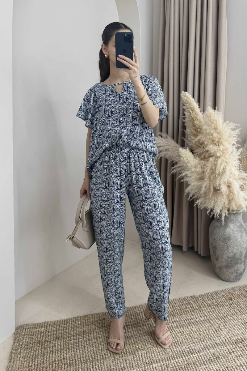 SIMPLE ABSTRACT DESIGN WOMEN SET BLUE/BLU - 1