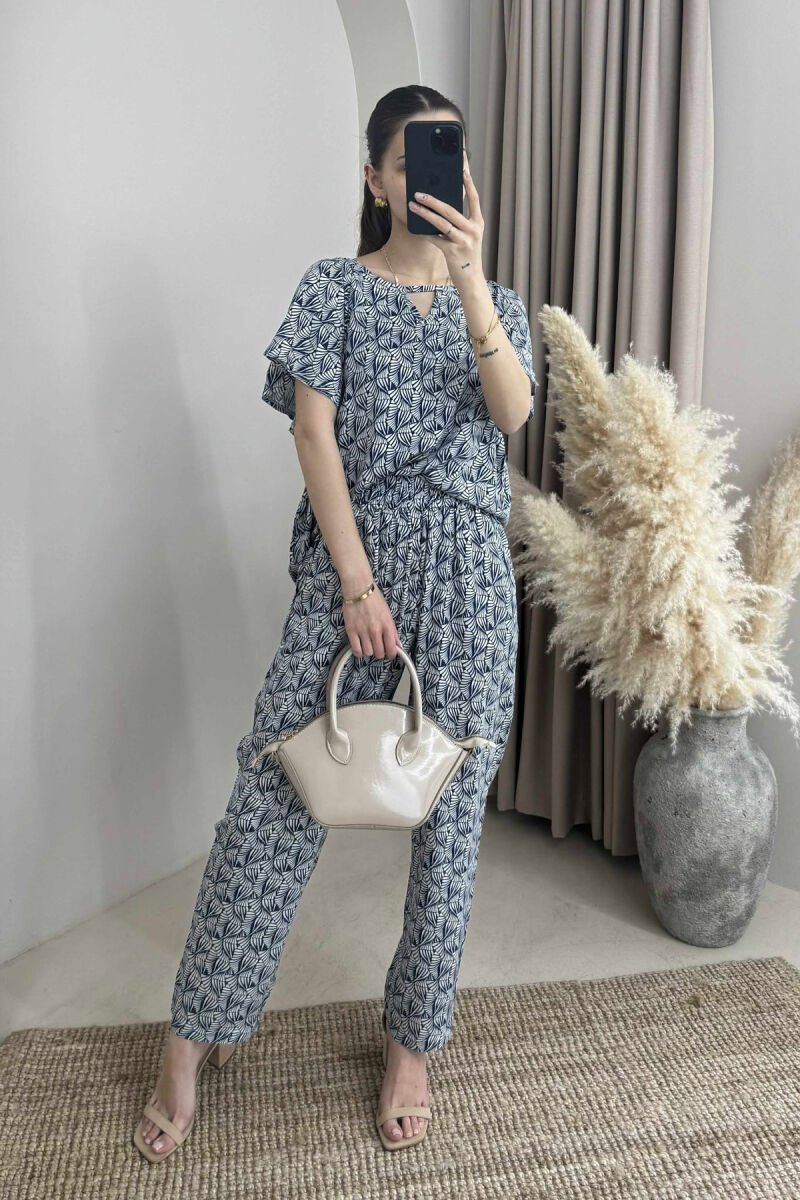 SIMPLE ABSTRACT DESIGN WOMEN SET BLUE/BLU - 2