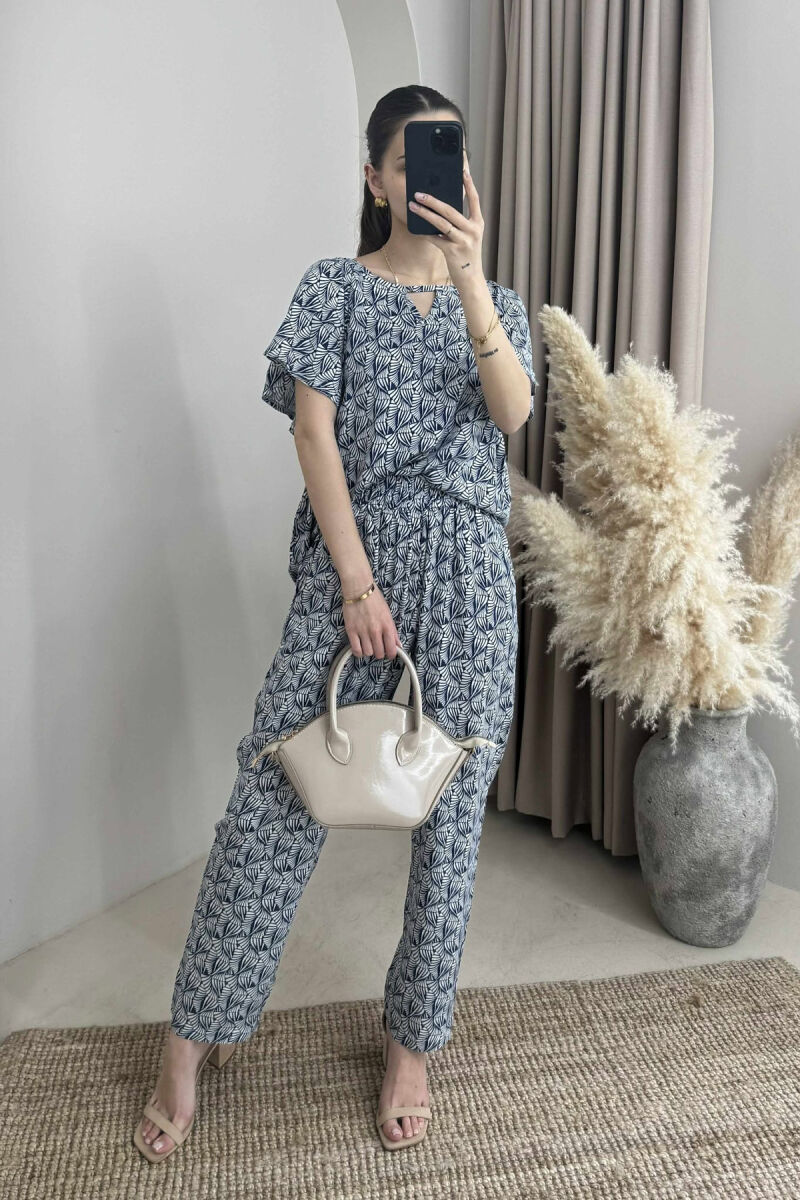 SIMPLE ABSTRACT DESIGN WOMEN SET BLUE/BLU - 2