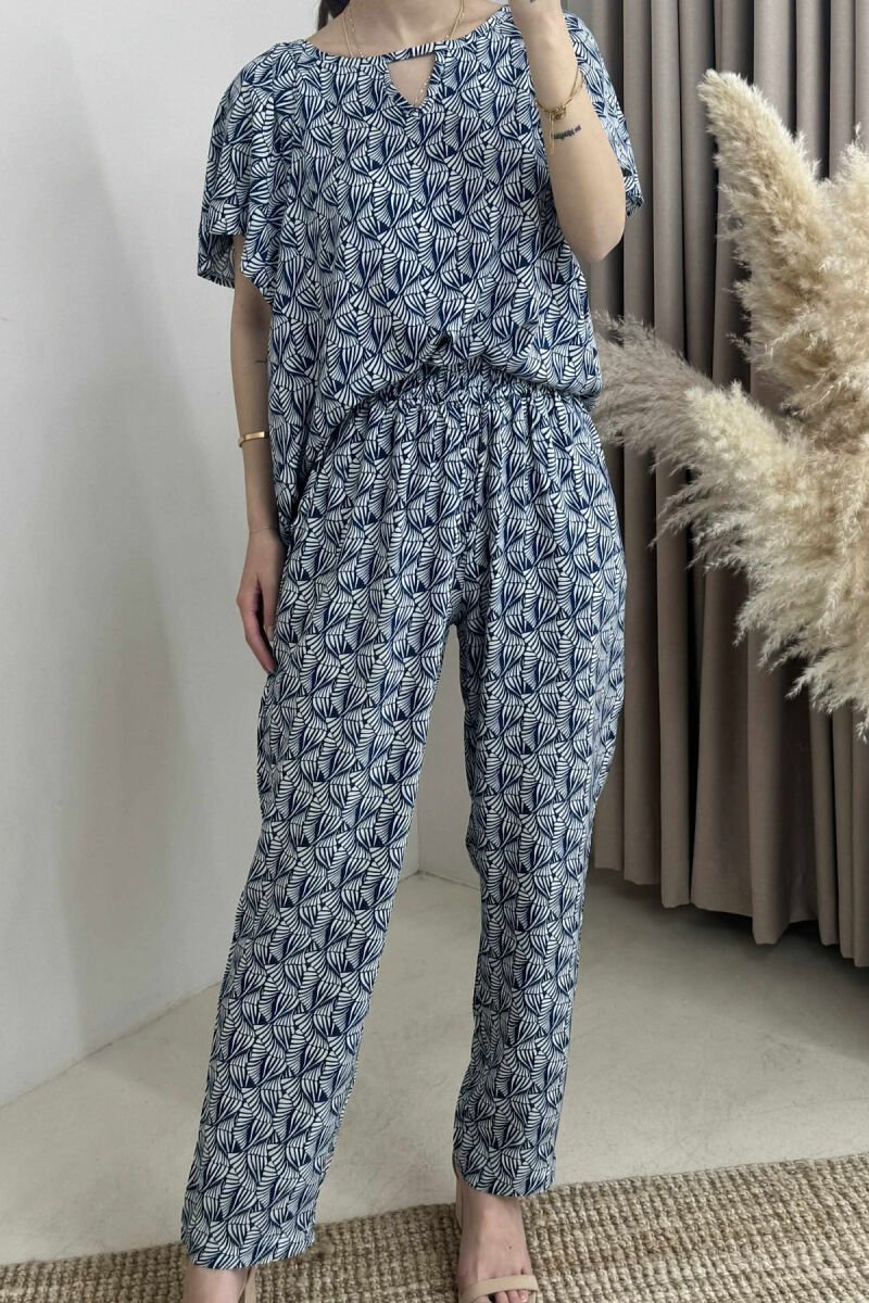 SIMPLE ABSTRACT DESIGN WOMEN SET BLUE/BLU - 5