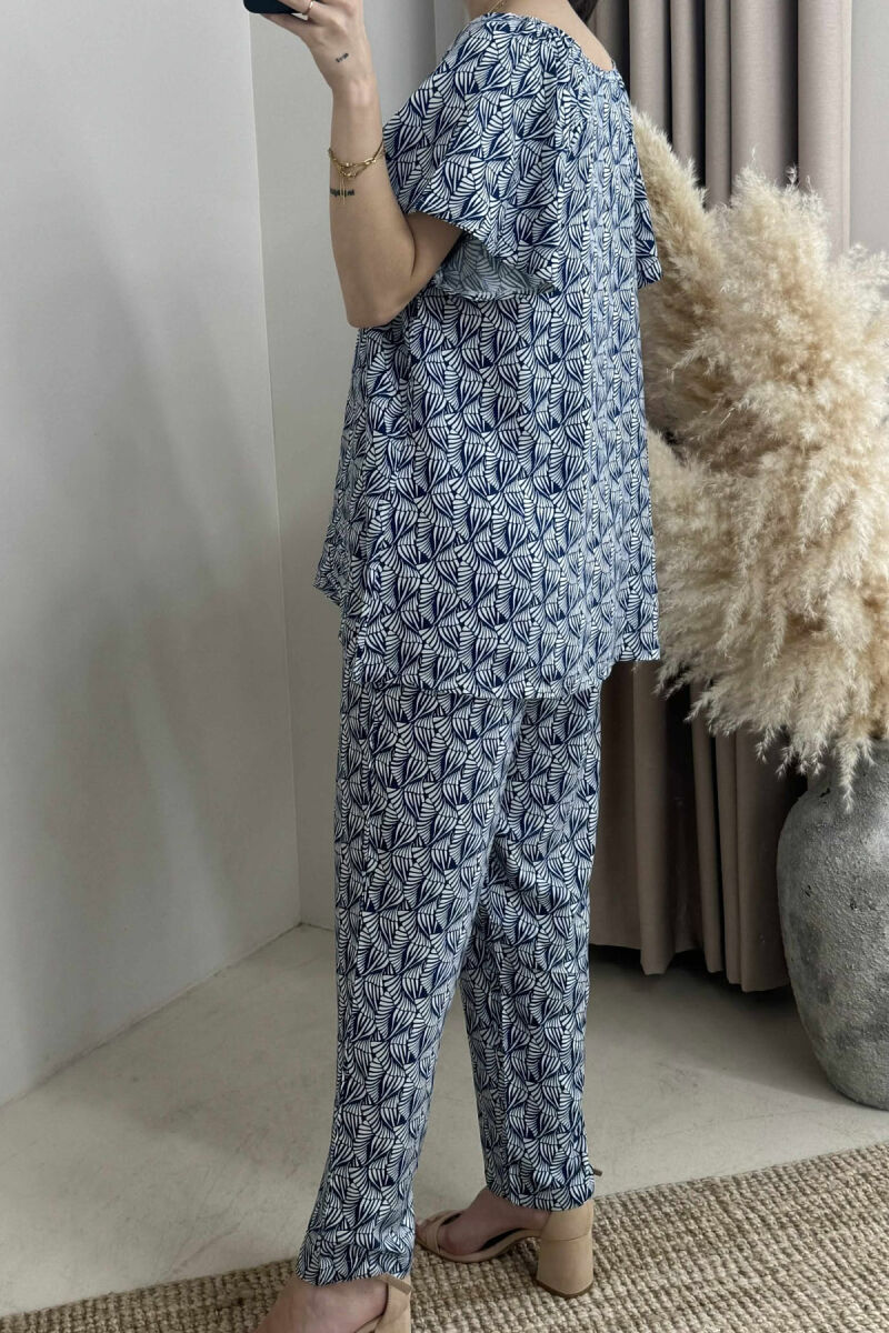 SIMPLE ABSTRACT DESIGN WOMEN SET BLUE/BLU - 4