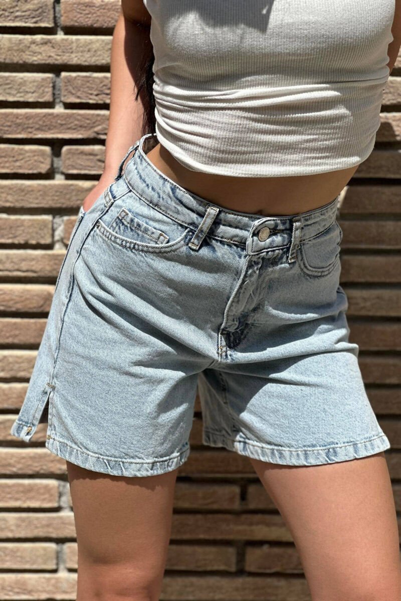SIMPLE CASUAL WOMAN SHORTS LIGHTBLUE/BZ - 3