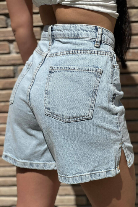 SIMPLE CASUAL WOMAN SHORTS LIGHTBLUE/BZ - 4