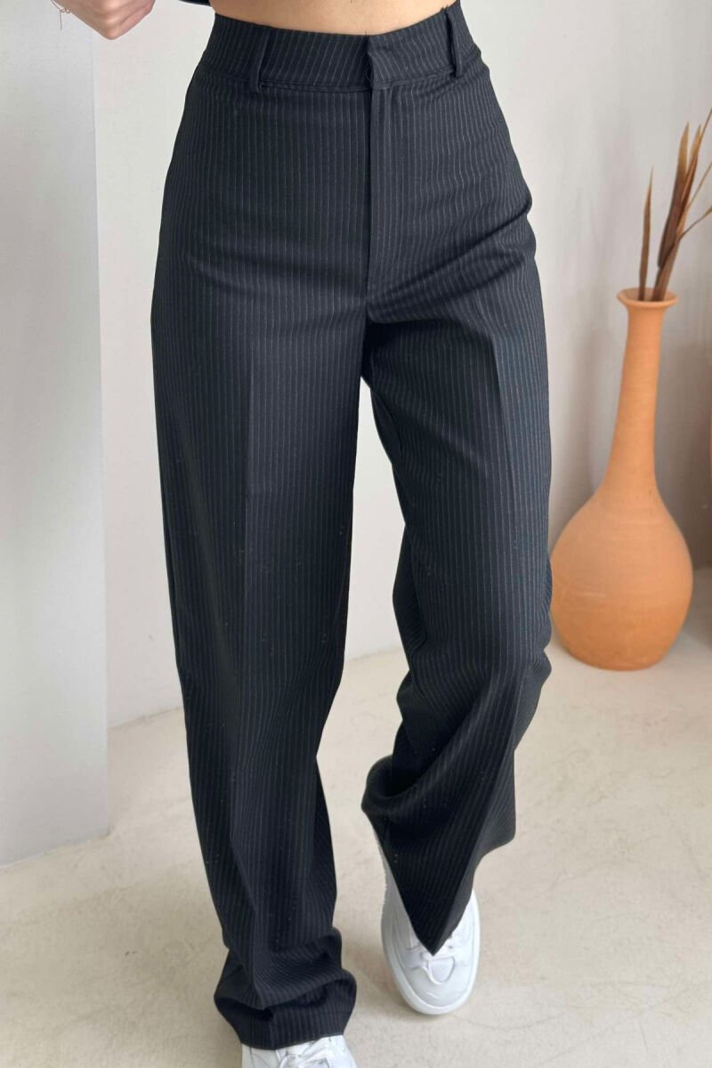 SIMPLE CLASSIC VEST+TROUSERS WOMEN SET BLACK/ E ZEZE - 5