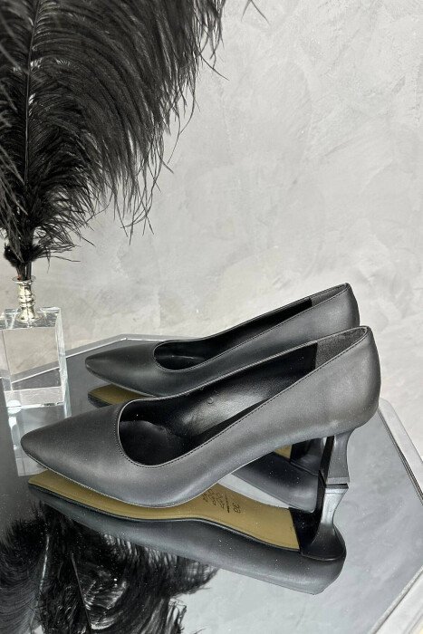 SIMPLE CLASSIC WOMAN HEELS BLACK/ E ZEZE - 2