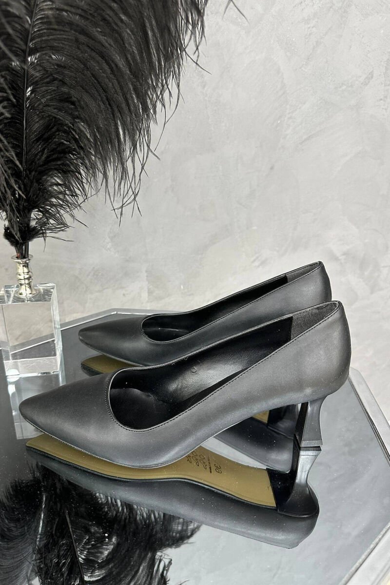 SIMPLE CLASSIC WOMAN HEELS BLACK/ E ZEZE - 2