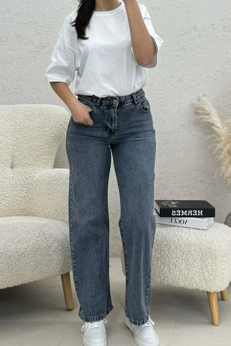 SIMPLE COLOR WOMEN JEANS BLUE/BLU - 1