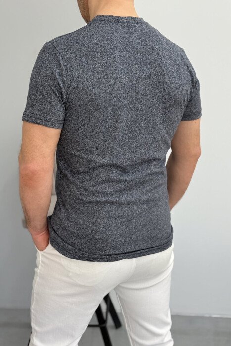 SIMPLE COTTON MAN SHIRT GREY/GRI - 4