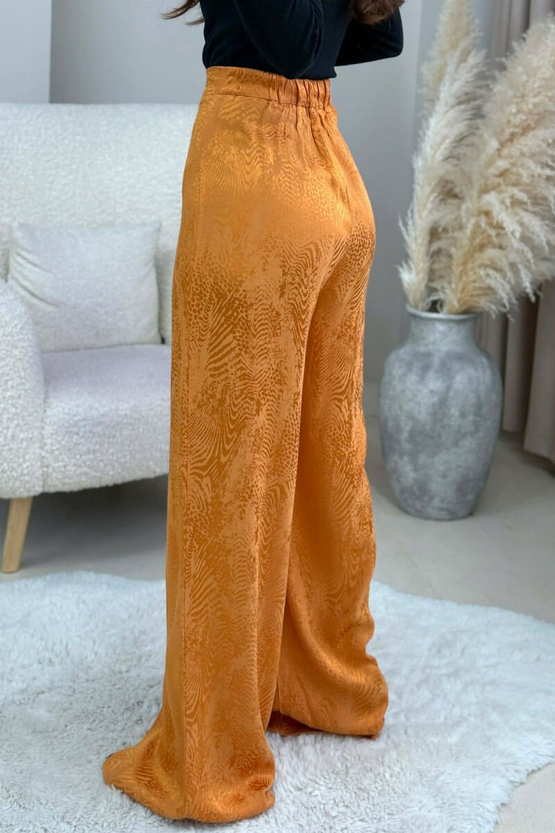 SIMPLE DESIGNED WOMEN TROUSERS MUSTARD/MUSTARDE - 4