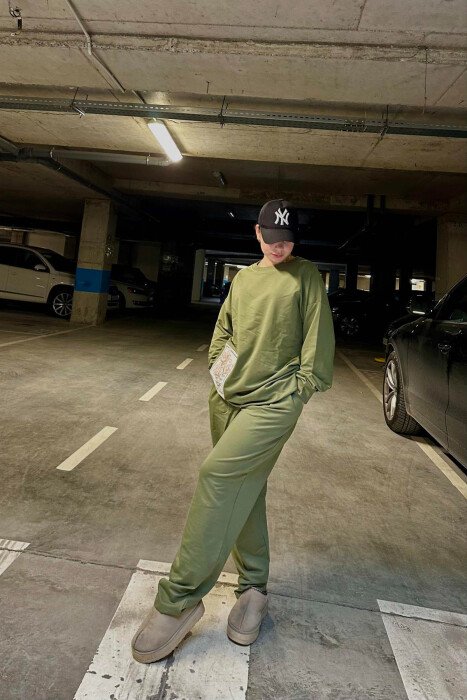 SIMPLE DETAIL WOMEN SET GREEN/JESHILE - 6