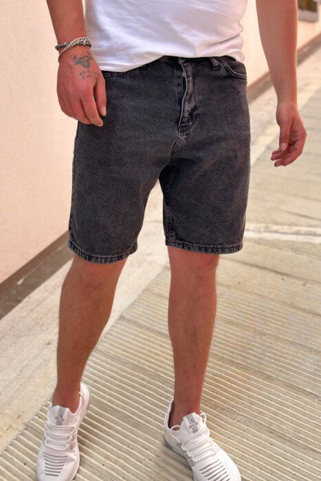 SIMPLE EVERYDAY MAN JEANS DARK GREY/GEE - KLAUDIO FASHION