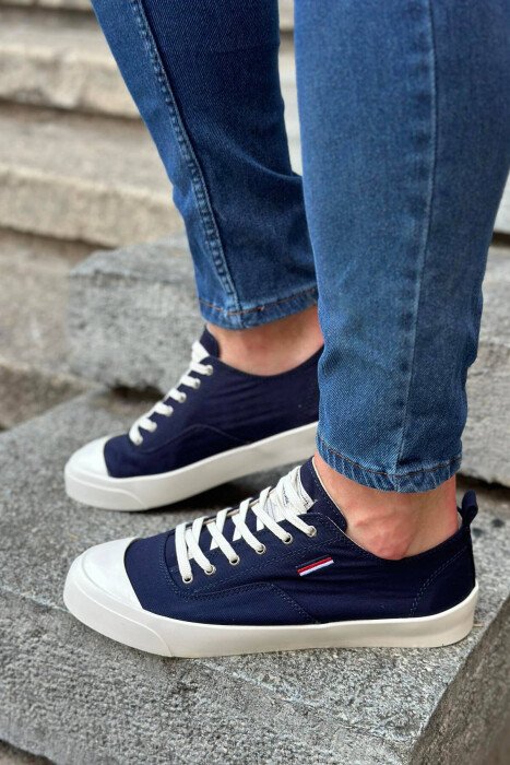 SIMPLE EVERYDAY MAN SNEAKERS BLUE/BLU - KLAUDIO FASHION