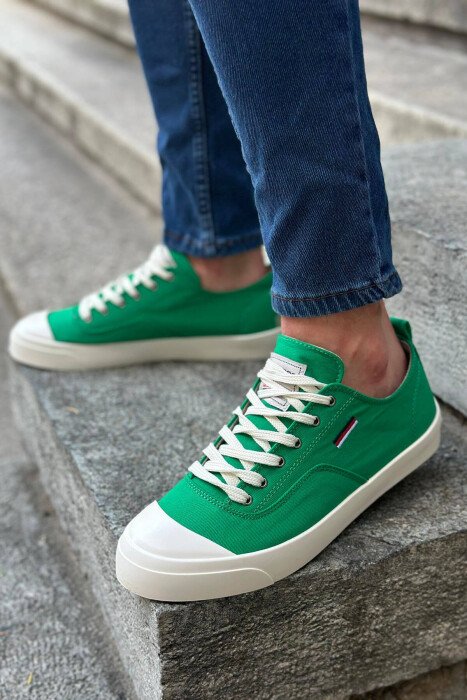SIMPLE EVERYDAY MAN SNEAKERS GREEN/JESHILE - KLAUDIO FASHION