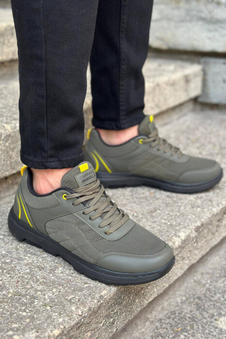 SIMPLE EVERYDAY MAN SNEAKERS GREEN/JESHILE - 2