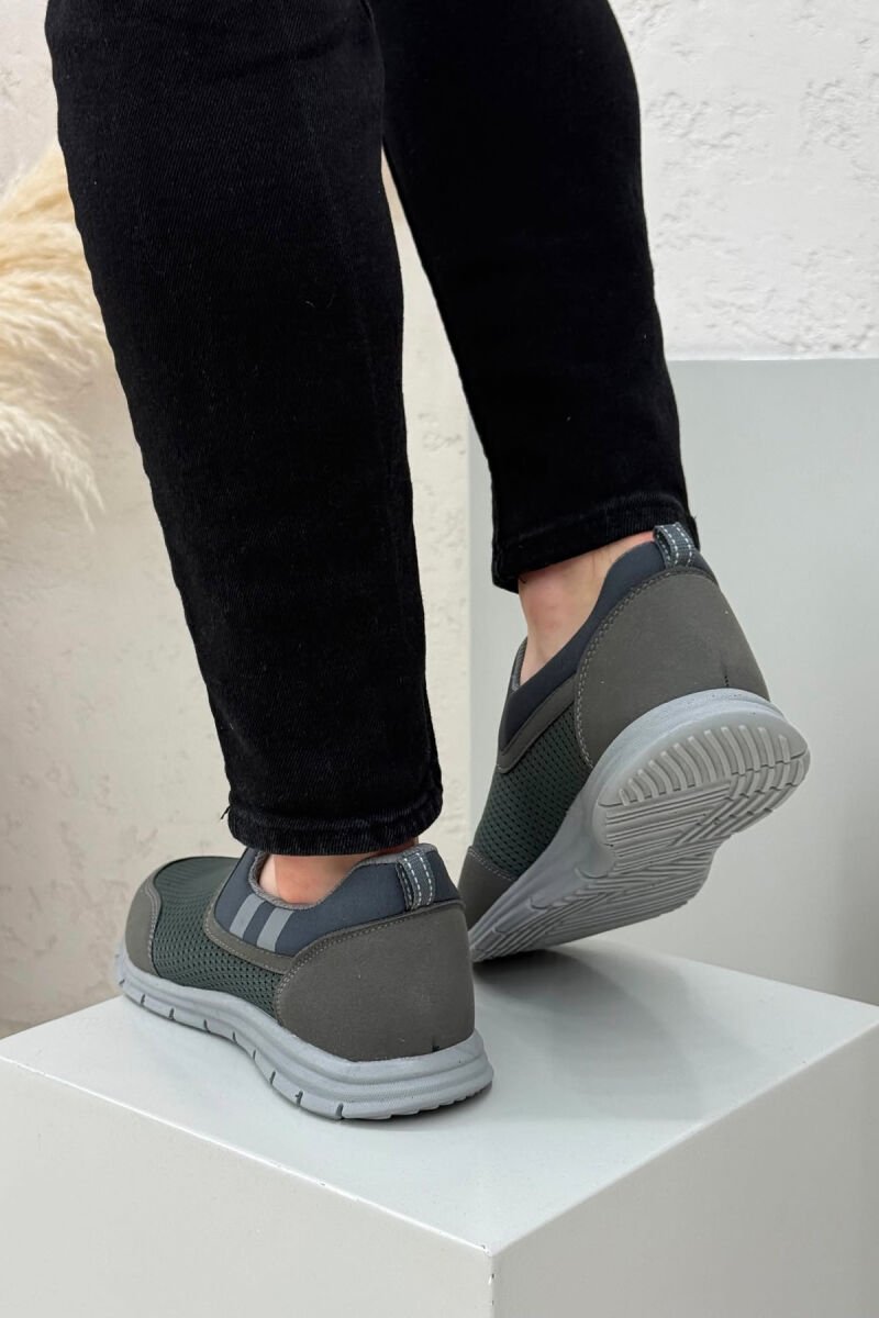 SIMPLE EVERYDAY MEN SNEAKERS DARK GREEN/JEE - 4