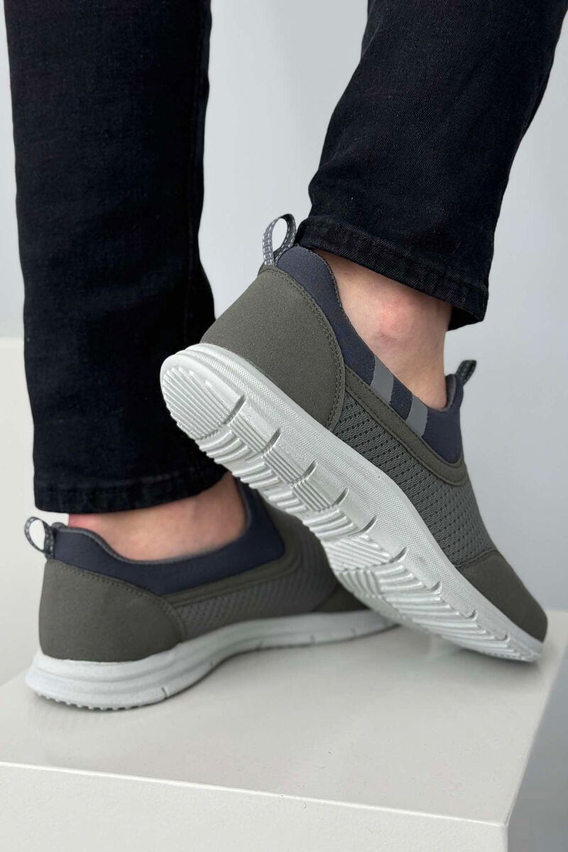 SIMPLE EVERYDAY MEN SNEAKERS GREEN/JESHILE - 2