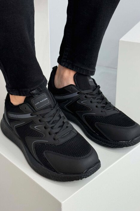 SIMPLE EVRYDAY MEN SNEAKERS BLACK/ E ZEZE 