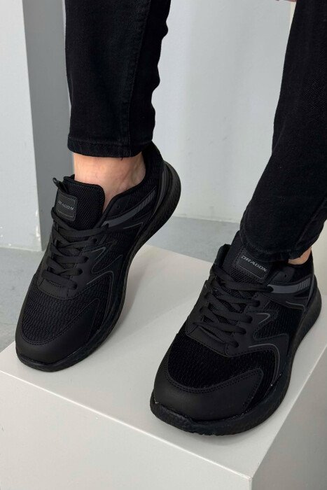 SIMPLE EVRYDAY MEN SNEAKERS BLACK/ E ZEZE - 3