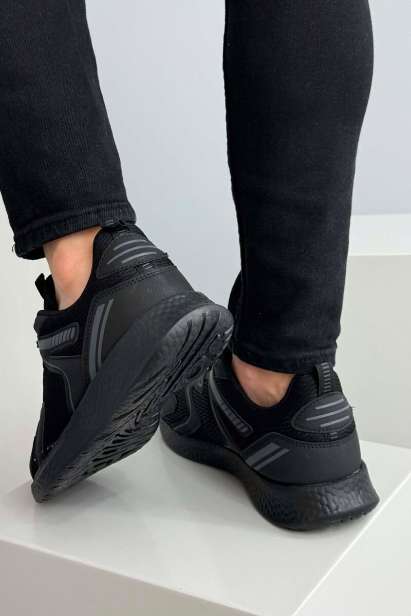 SIMPLE EVRYDAY MEN SNEAKERS BLACK/ E ZEZE - 4