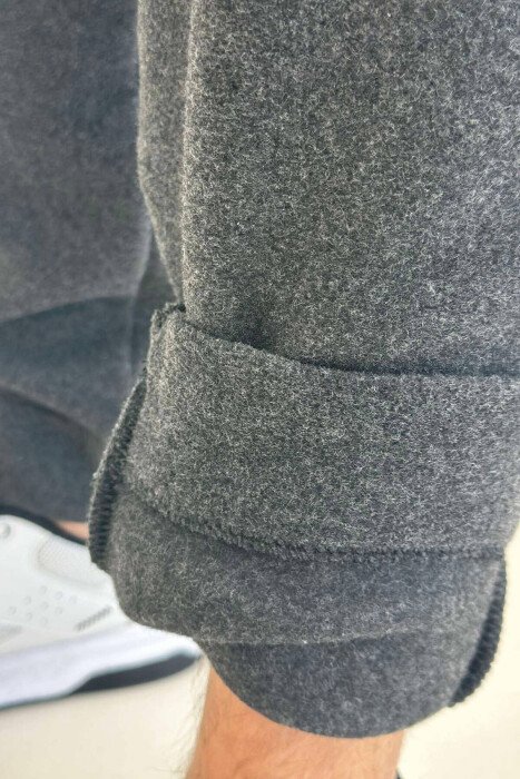 SIMPLE FLUFFY MEN JOGGERS DARK GREY/GEE - 6