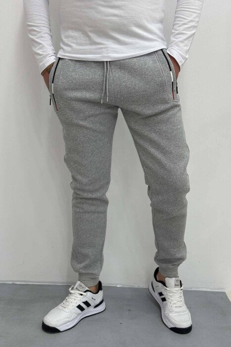 TUTA TË THJESHTA ME PUSH PËR MESHKUJ NË NGJYRËN GRI - KLAUDIO FASHION