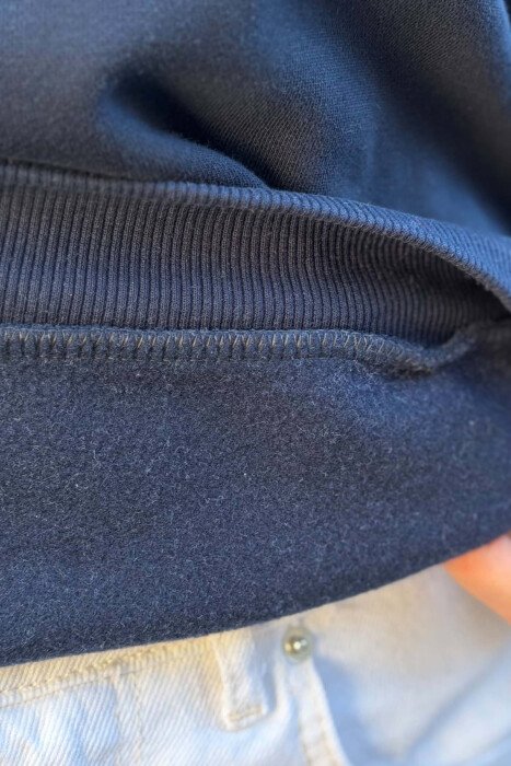 SIMPLE FLUFFY WOMEN HOODIE GREY/GRI - 4