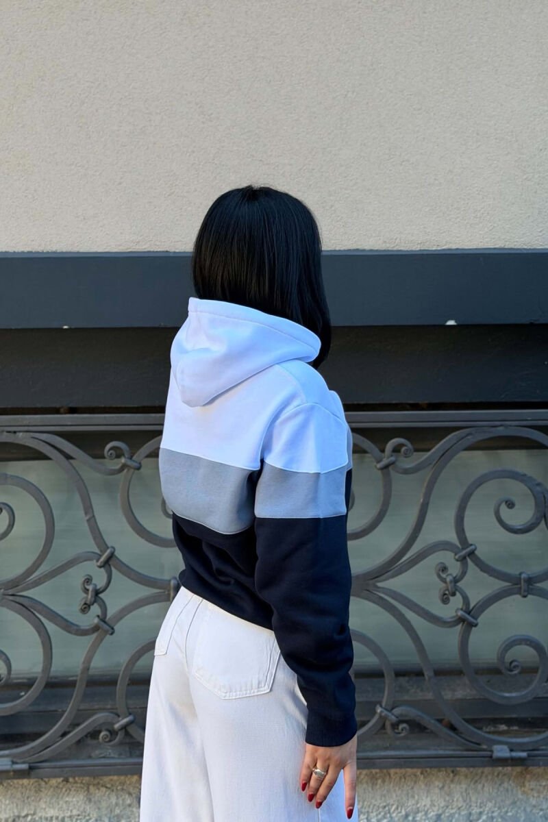 SIMPLE FLUFFY WOMEN HOODIE GREY/GRI - 5