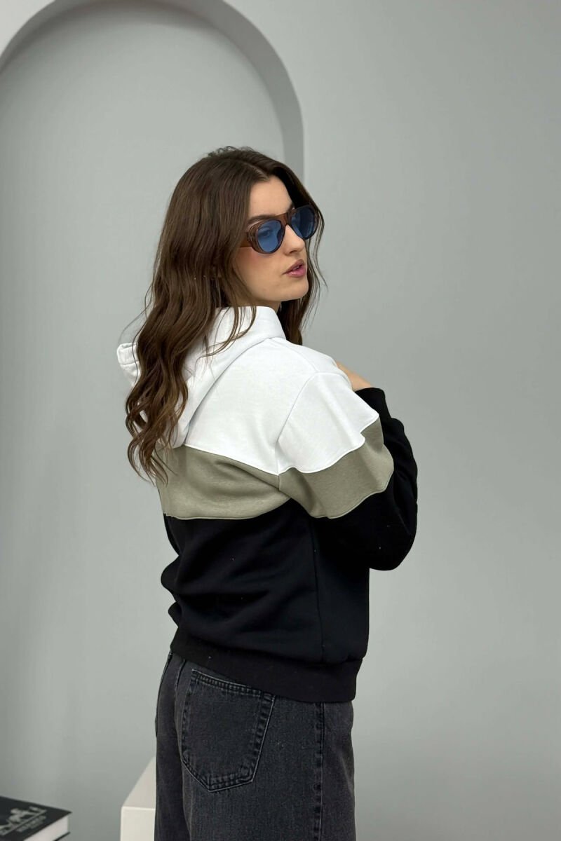 SIMPLE FLUFFY WOMEN HOODIE MINT/MENTE - 2