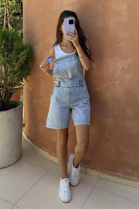 SIMPLE JEAN WOMEN JUMPSUIT LIGHTBLUE/BZ - 1