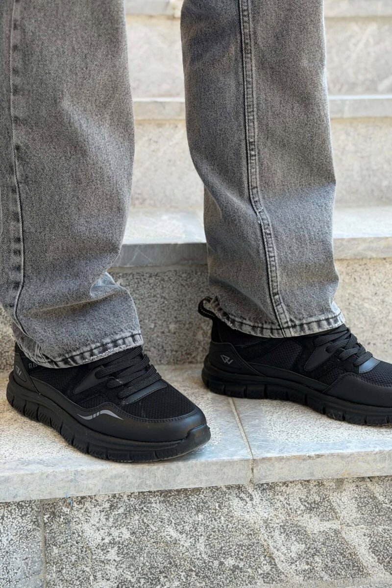 SIMPLE LACING MEN SNEAKERS BLACK/ E ZEZE - 2