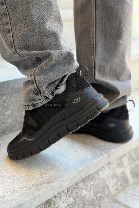 SIMPLE LACING MEN SNEAKERS BLACK/ E ZEZE - 3