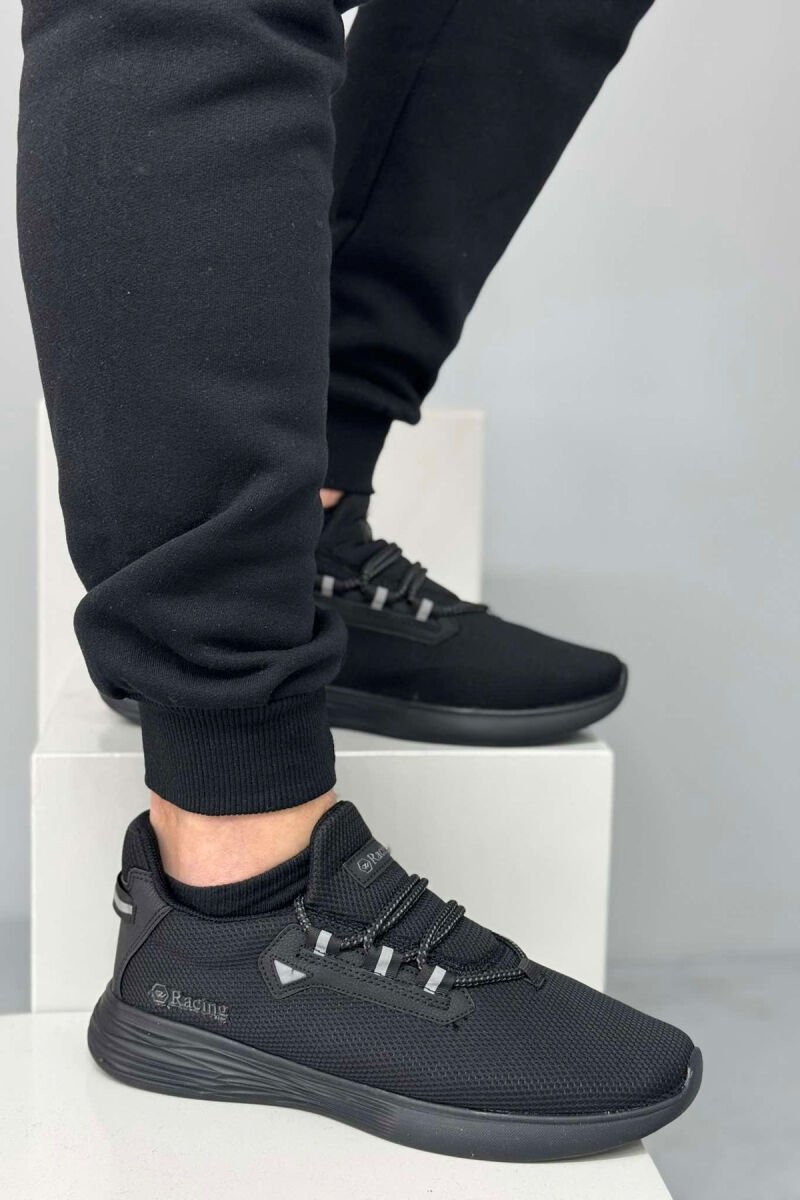 SIMPLE LACING MEN SNEAKERS BLACK/ E ZEZE - 4