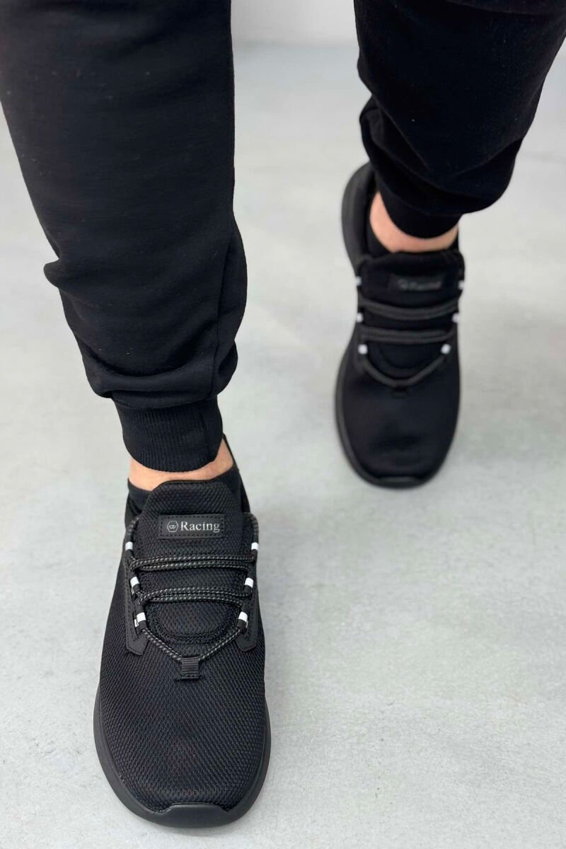 SIMPLE LACING MEN SNEAKERS BLACK/ E ZEZE - 6