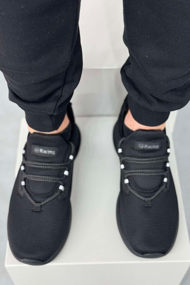 SIMPLE LACING MEN SNEAKERS BLACK/ E ZEZE - 9